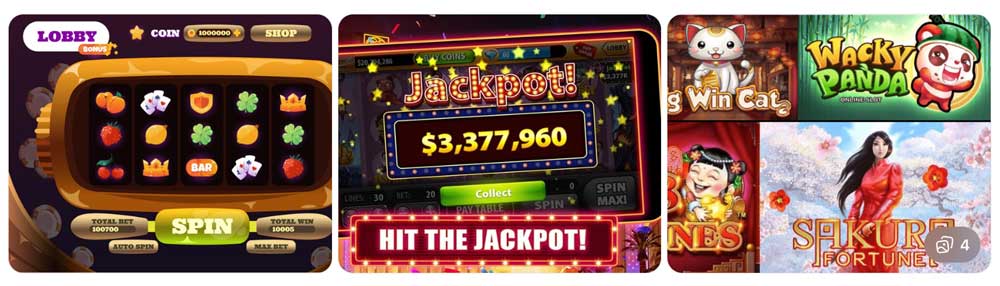 ตัวอย่างเกมสล็อต